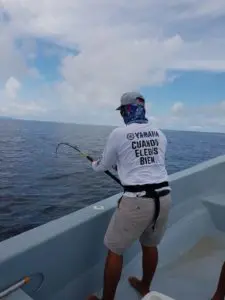 sport fishing hooked